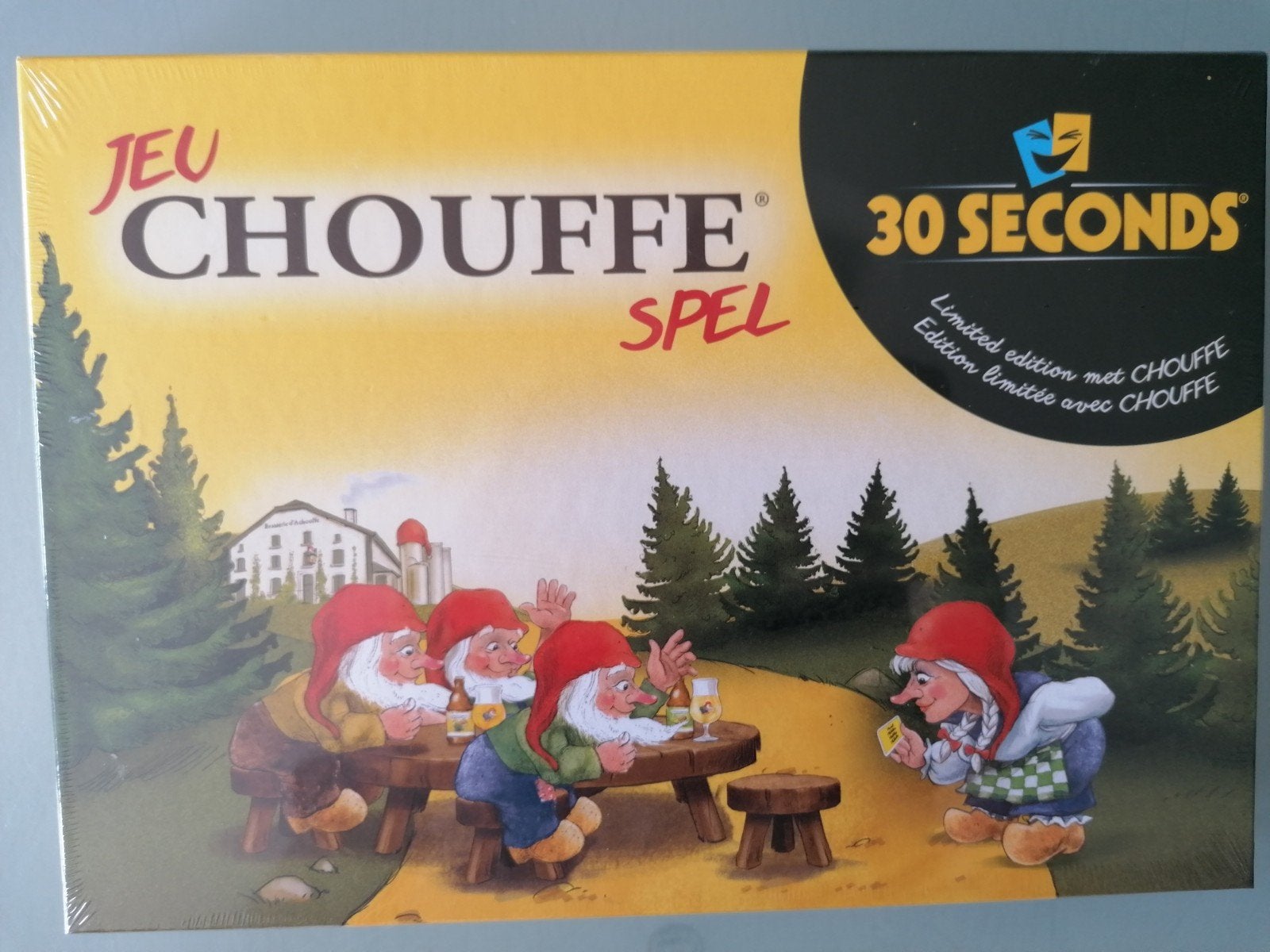 Splinternieuwe CHOUFFE SPEL. WOORDSPEL., Collections, Marques de bière, Enlèvement