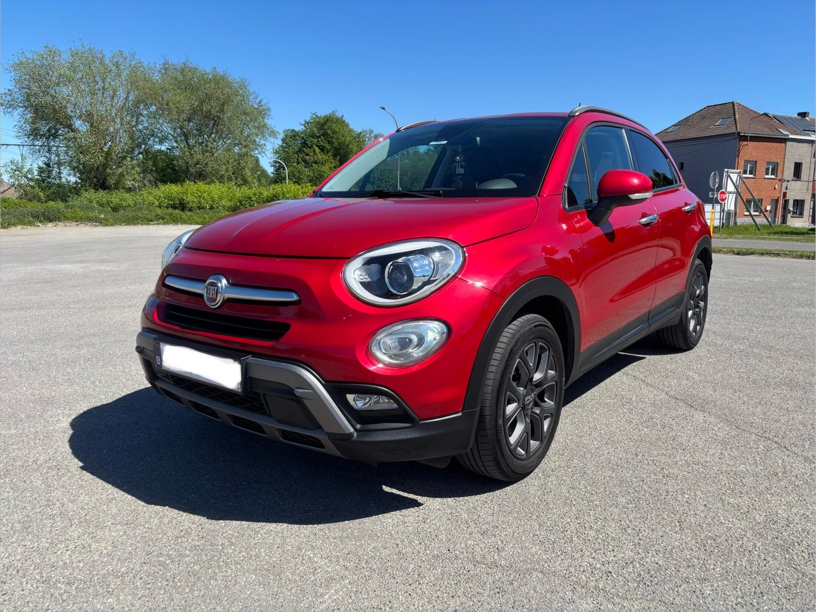 Fiat 500X City Cross Plus Rosso Amore 1.6 Multijet, Autos, Cuir, Achat, 500X, Diesel