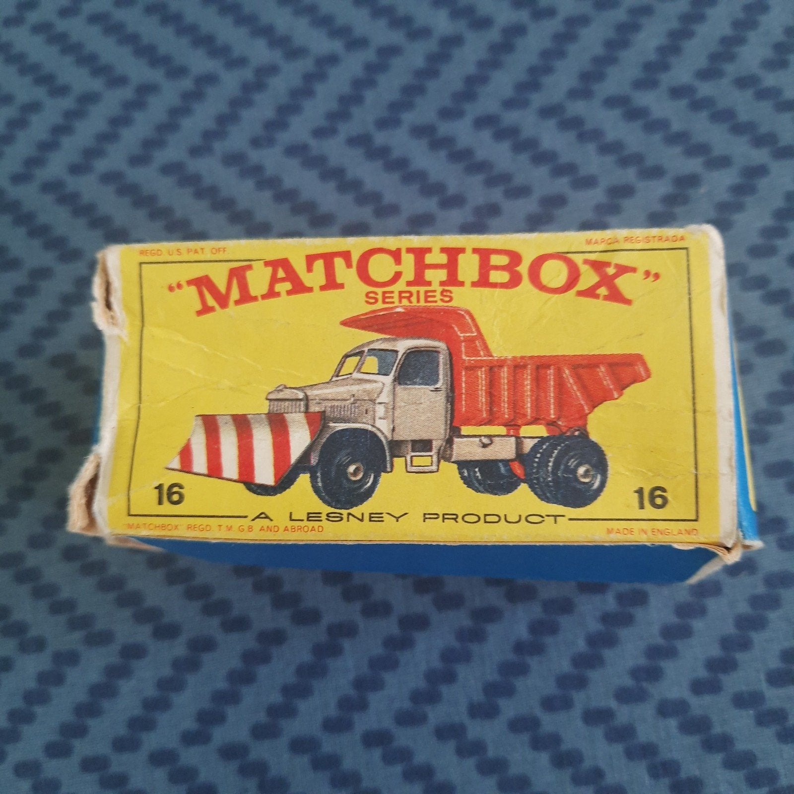MATCHBOX LESNEY * LEEG DOOSJE * VINTAGE *, Hobby en Vrije tijd, Modelauto's | 1:87, Gebruikt, Overige typen, Lesney, Ophalen