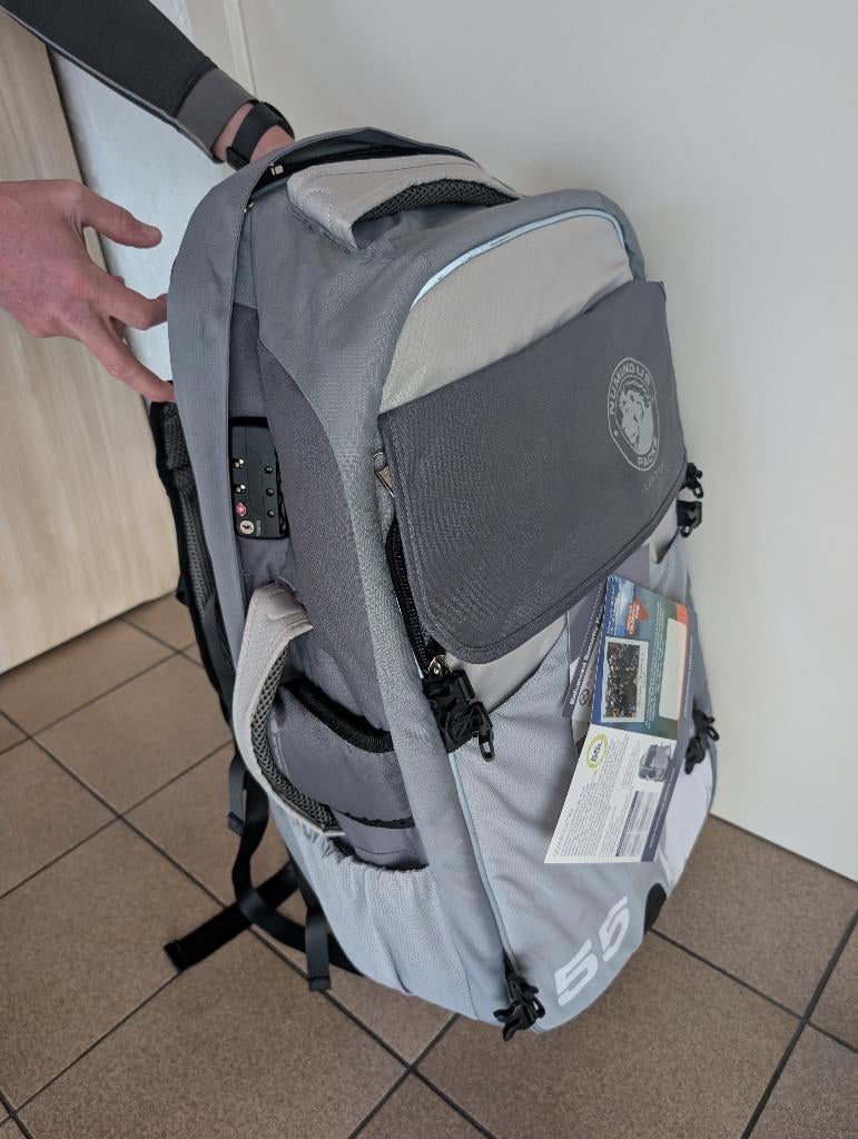 Numininous GlobePacs 55l Travel Backpack-Ultieme beveiliging, 40 cm of meer, Nieuw, Trekking, 60 cm of meer