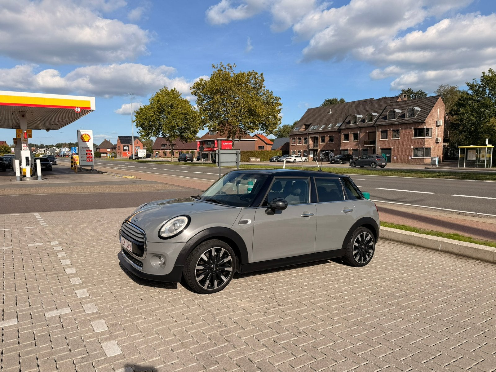 Mini cooper-D|1.6diesel|2016|168.000KM|Airco, Autos, Argent ou Gris, Achat, Euro 6, Boîte manuelle