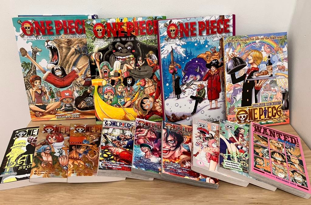 one piece manga , novel , kunstboek , kookboek collectie, Ophalen of Verzenden