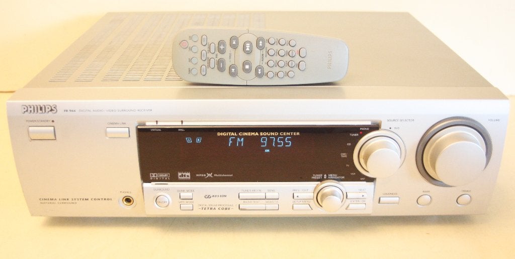 Philips FR 966 Versterker Receiver Met Afstandsbd / 300 Watt, Audio, Tv en Foto, Versterkers en Ontvangers, Ophalen of Verzenden