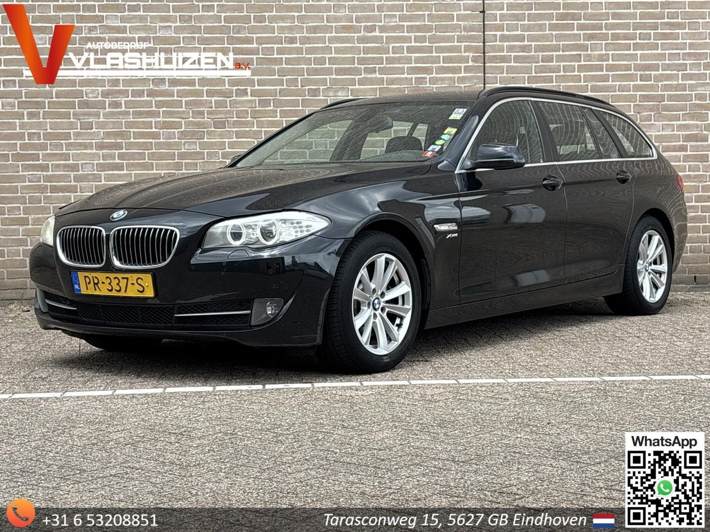 BMW 530 5-serie Touring 530xd High Executive | Leder | Clima, Auto's, BMW, Automaat, Parkeersensor, Zwart, 154 g/km