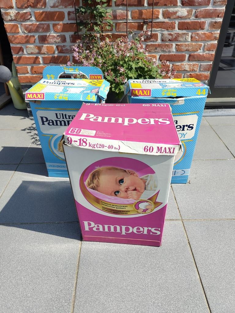 vintage dozen van Pampers, Enlèvement ou Envoi