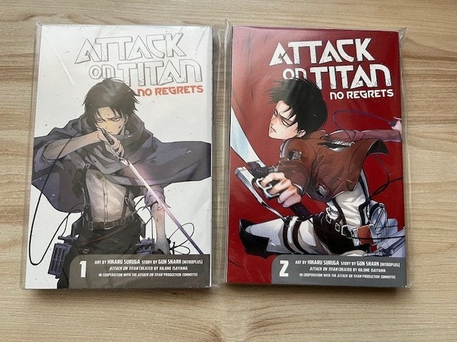 Attack On Titan: No Regrets 1-2 + Charater, Complete serie of reeks, Ophalen of Verzenden, Nieuw