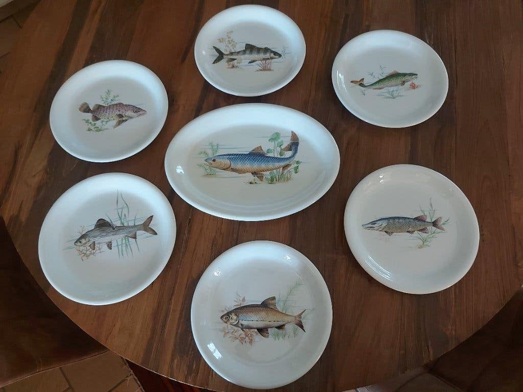Magnifique service à poisson, Antiquités & Art, Enlèvement