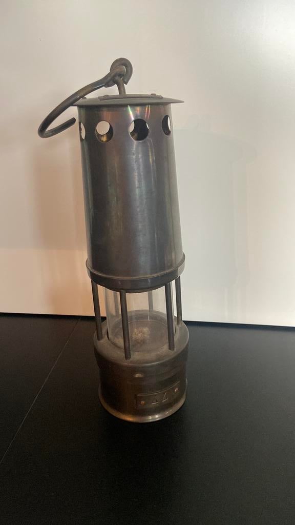 Mijnwerkerslamp, Antiek en Kunst, Antiek | Brons en Koper, Ophalen, Koper