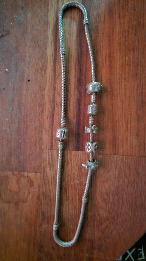 Colier Pandora 37g, Bijoux, Sacs & Beauté, Enlèvement ou Envoi, Comme neuf, Argent, Pandora