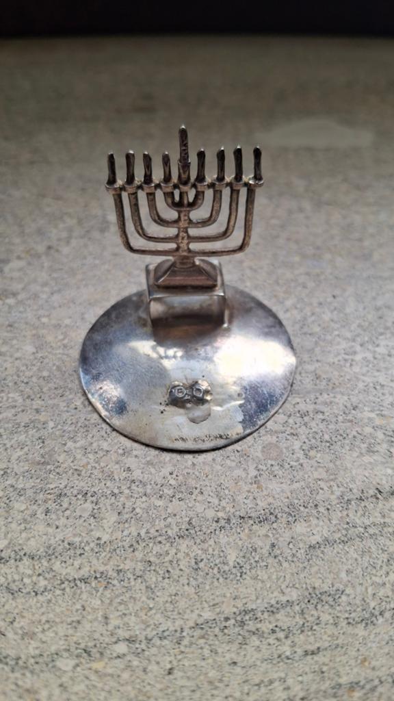Chanoekia 925 zilver jeruzalem israel gestempeld, Enlèvement ou Envoi, Argent
