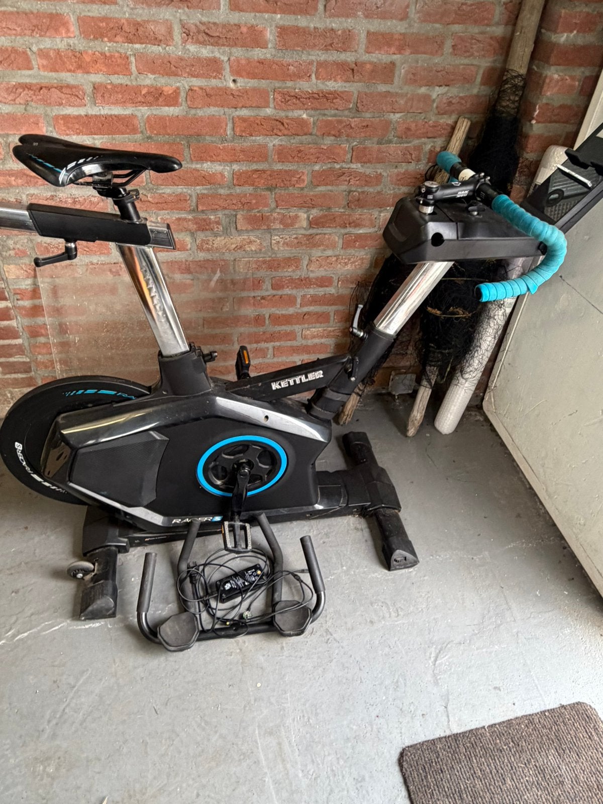 Kettler spinnigfiets met stroom probleem, Sport en Fitness, Ophalen, Zo goed als nieuw, Spinningfiets
