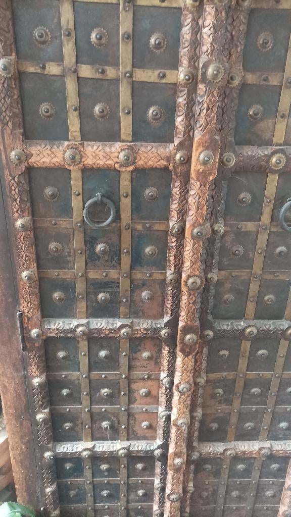 Armoire Rajasthan teck, Teck, Avec tablette(s), Indonésien, Enlèvement