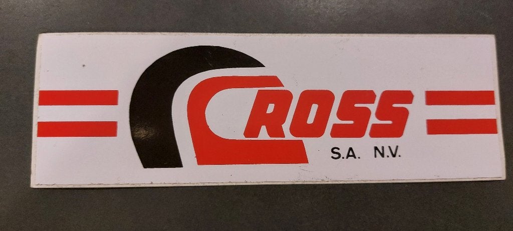 Sticker autocollant moto Cross vintage, Ophalen of Verzenden, Gebruikt