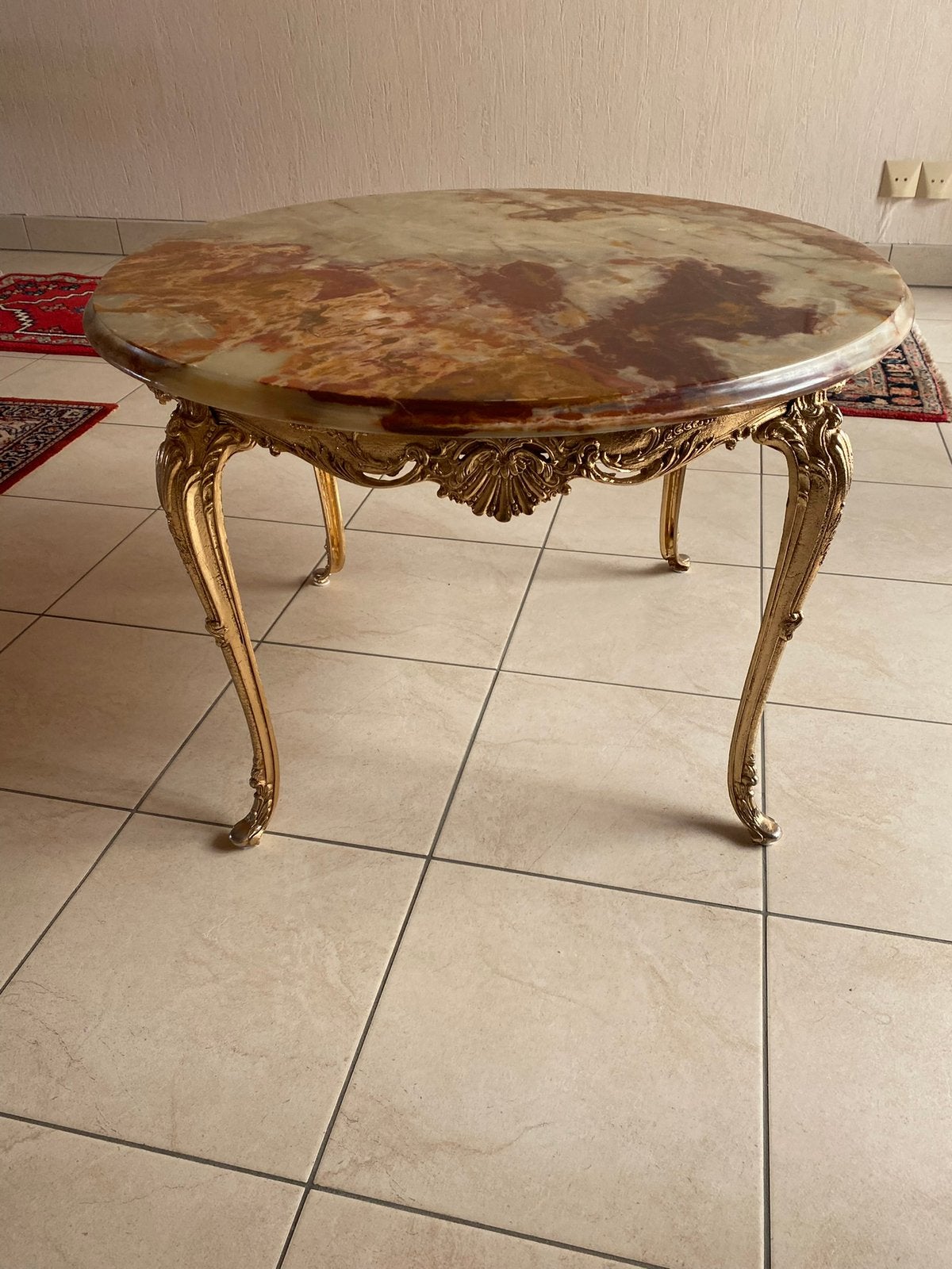 Vintage Louis XV- stijl salontafel, Enlèvement