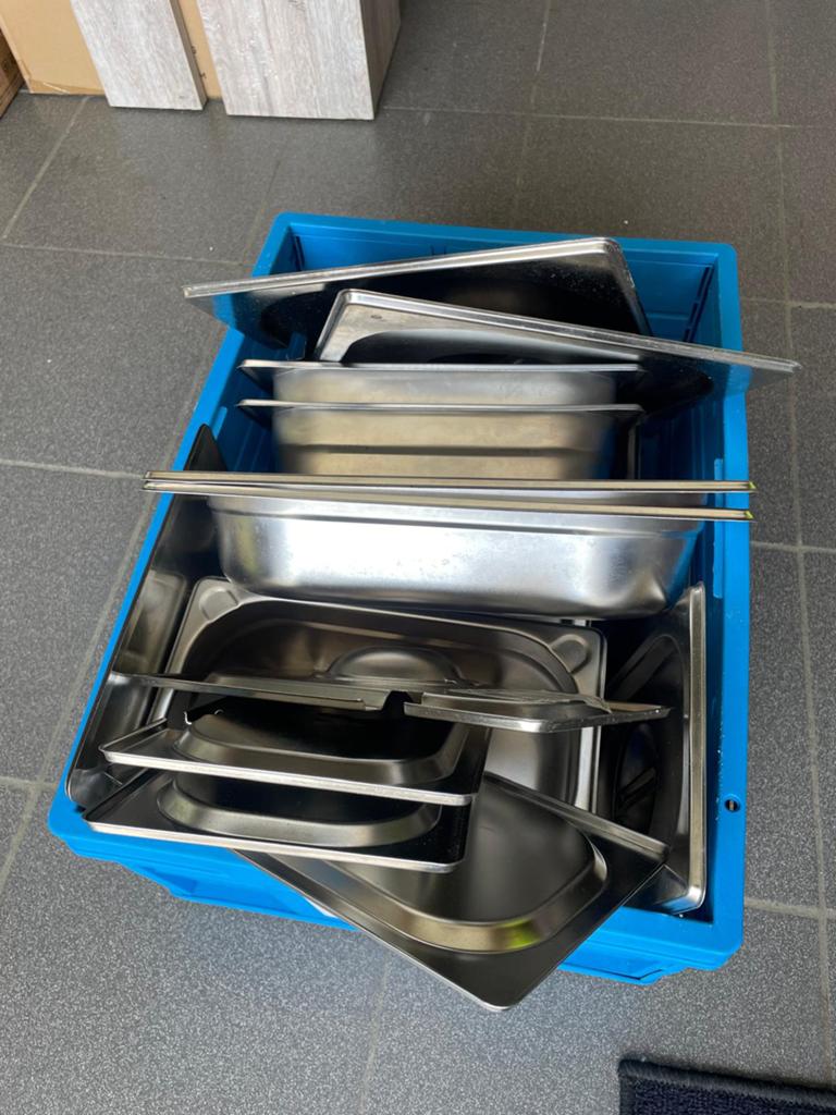 Gastronorm inox bakken met deksel – verschillende maten, Ophalen, Overige typen