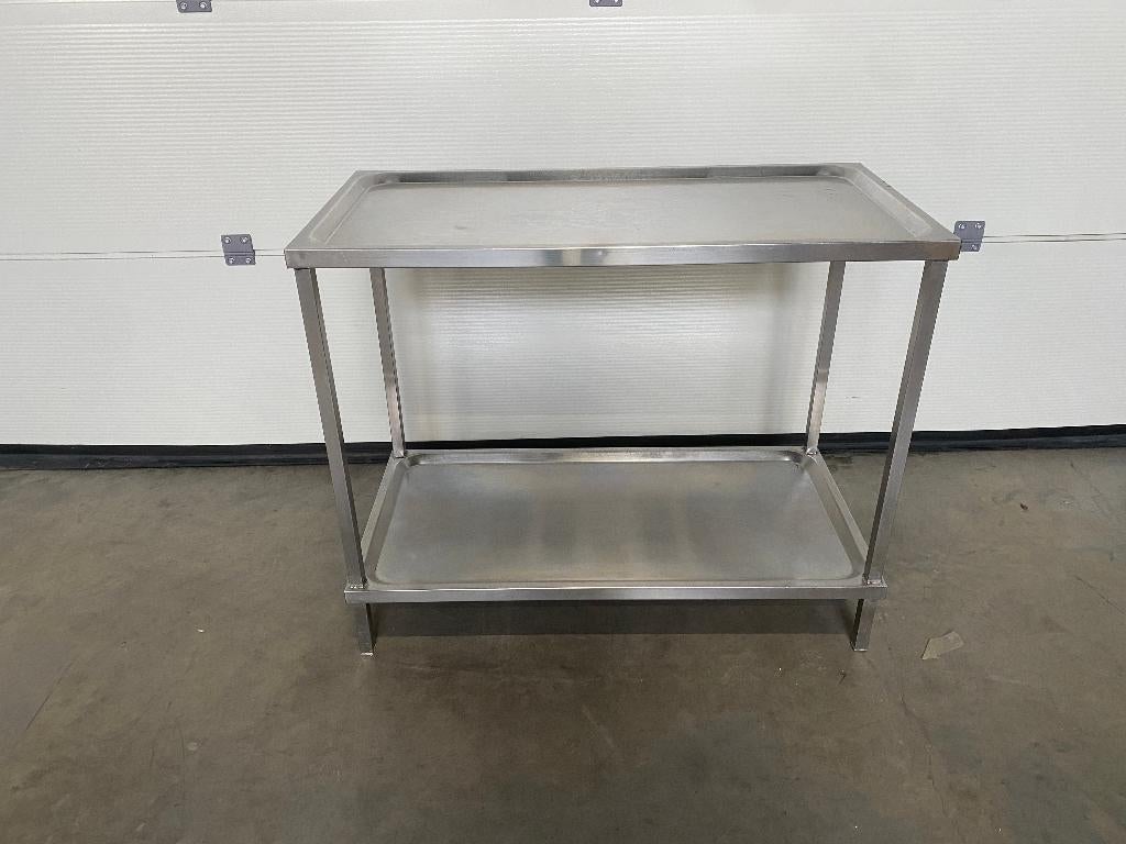 (113) Mooie inox werktafel horeca, Ophalen, Gebruikt, Inox Meubilair