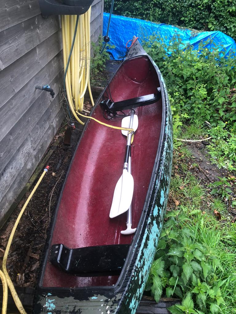 Kano + peddels, Watersport en Boten, Kano's, Ophalen, Zo goed als nieuw