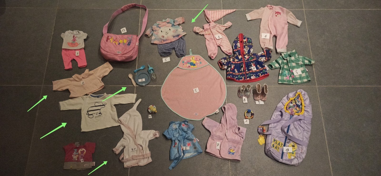 Baby born kleding en accessoires, Kinderen en Baby's, Ophalen