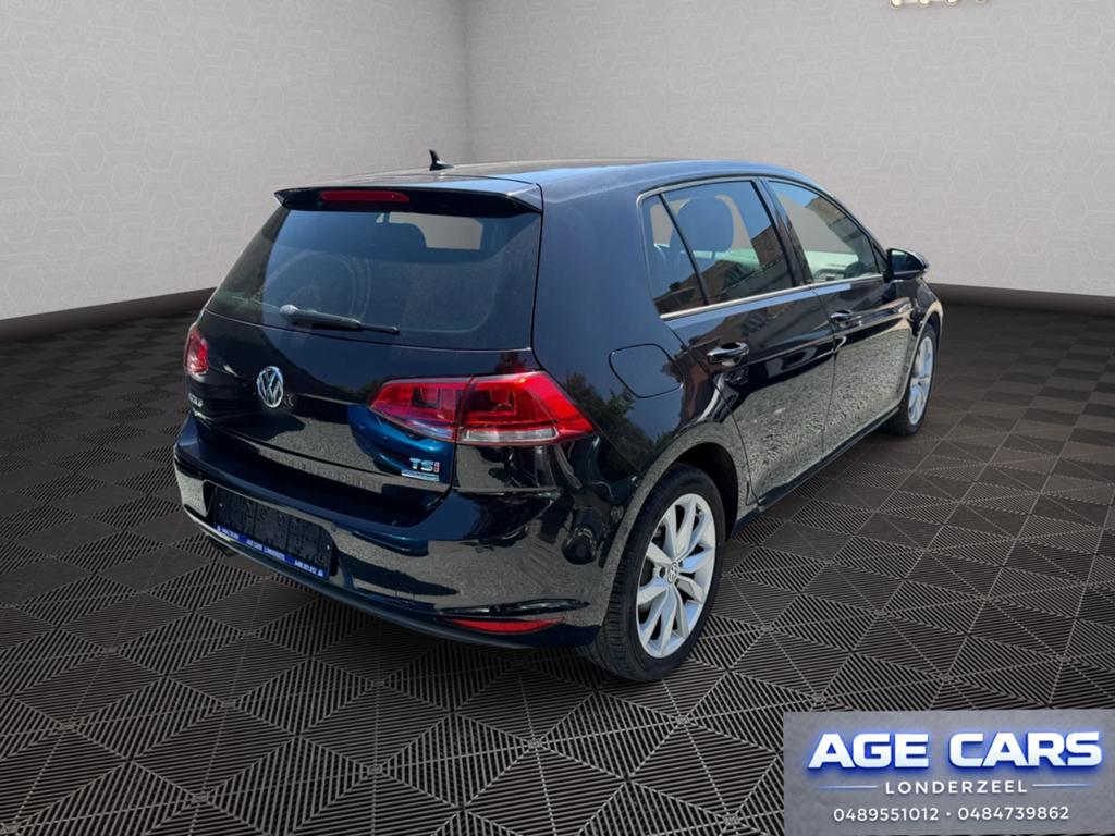 Volkswagen Golf 7, 1.4 TSI DSG automatisch, Euro 5, Zwart, 4 cilinders, Leder en Stof