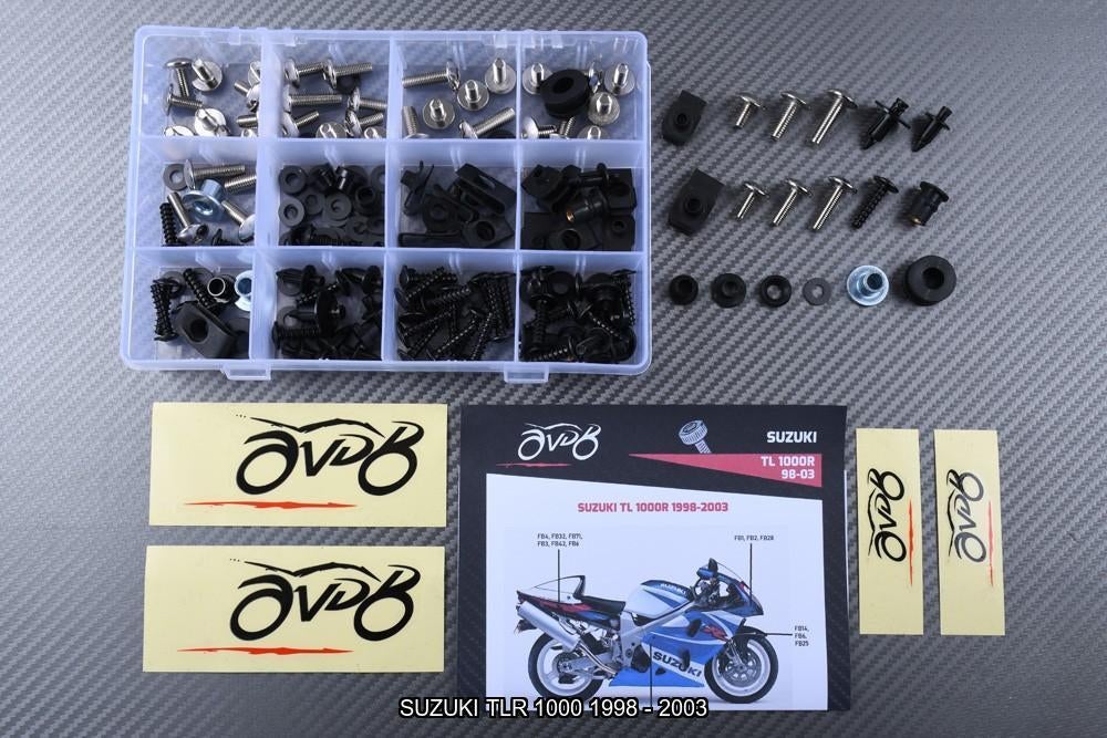 Kit visserie spécifique pour SUZUKI TLR 1000 1998 - 2003, Motos, Enlèvement ou Envoi, Neuf
