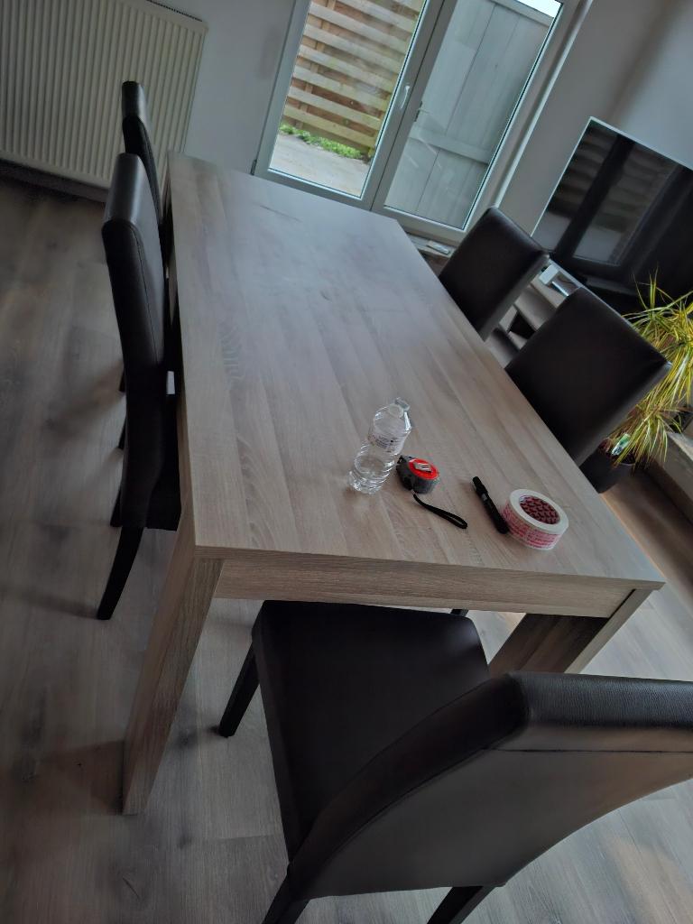 Eettafel en kast/hoogslaper/1 persoonsbed/ tafel en bank, Huis en Inrichting, Ophalen, Gebruikt