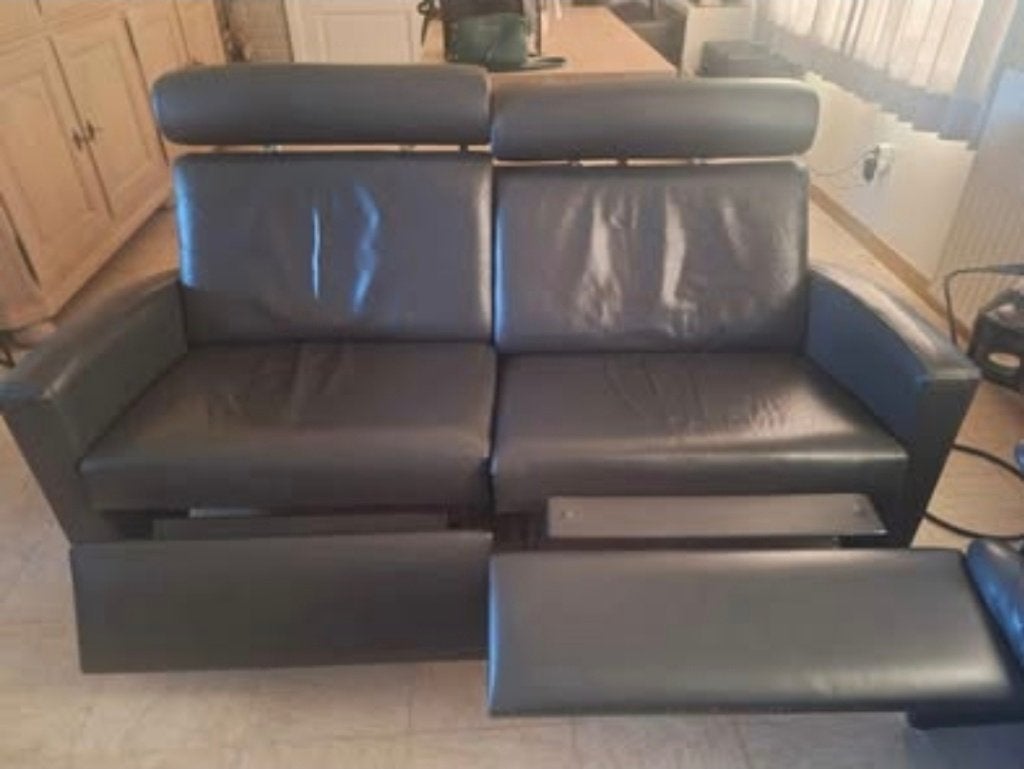 Electrische zetel, Ophalen, Gebruikt, Tweepersoons, Leer