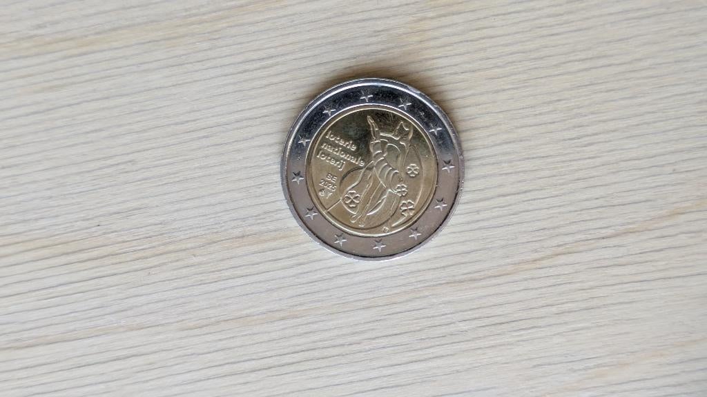 2 euro stuk nationale loterij 2025, Ophalen of Verzenden, België, 2 euro, Losse munt