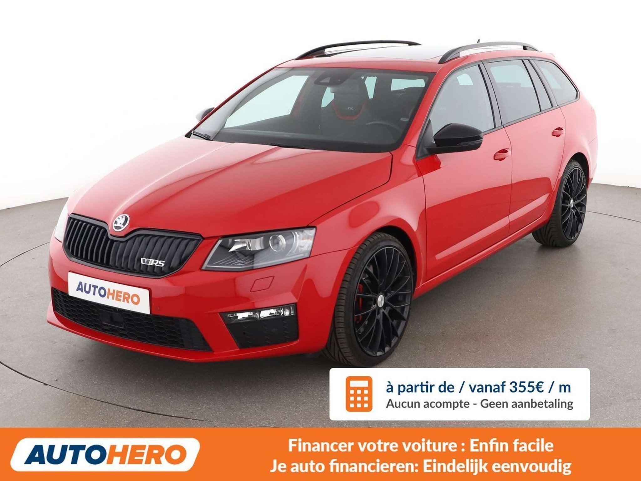 Skoda Octavia 2.0 TSI RS (année de construction 2017), Autos, Achat, 169 kW, Anti démarrage, Noir