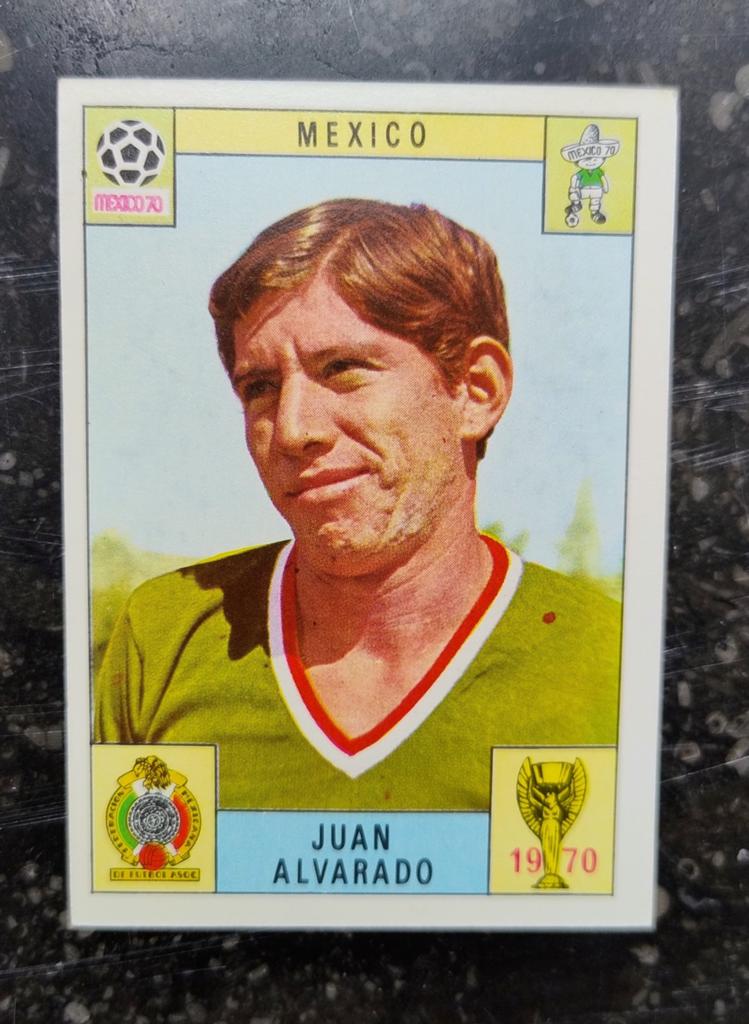 Coupe du monde Panini Mexico 1970 : Juan Alvarado., Enlèvement
