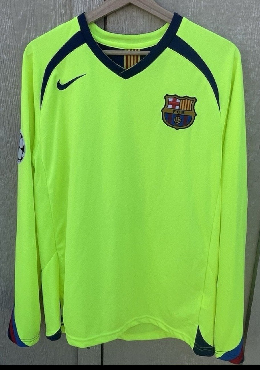 Barcelona Ronaldinho Voetbal Origineel Champions League 2006, Sport en Fitness, Voetbal, Ophalen of Verzenden, Shirt