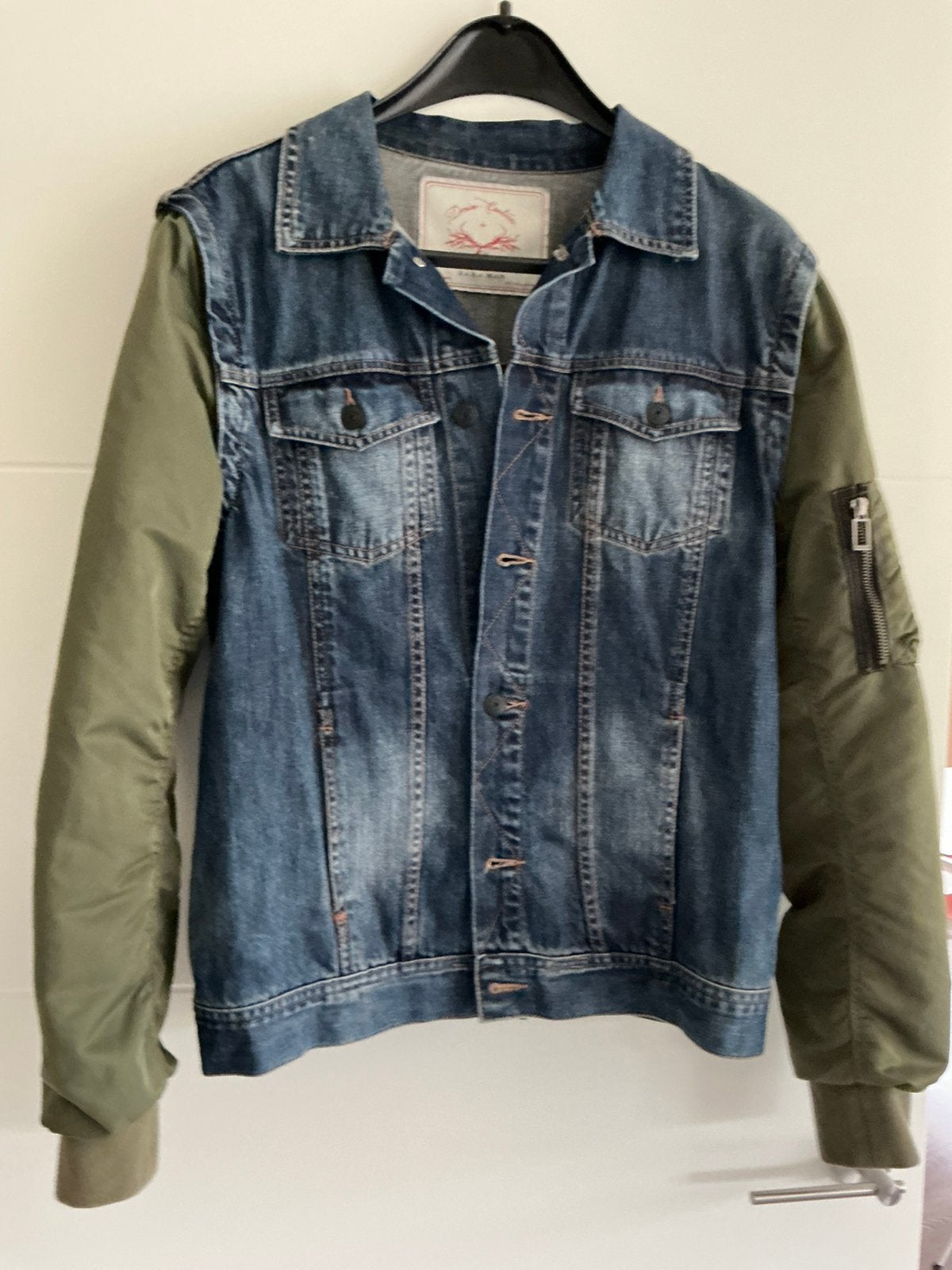 Veste Zara Man Denim Couture, Enlèvement, Porté