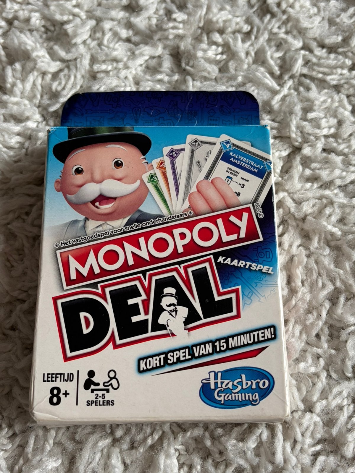 Spel - Monopoly deal, Hobby en Vrije tijd, Gezelschapsspellen | Kaartspellen, Ophalen of Verzenden, Zo goed als nieuw