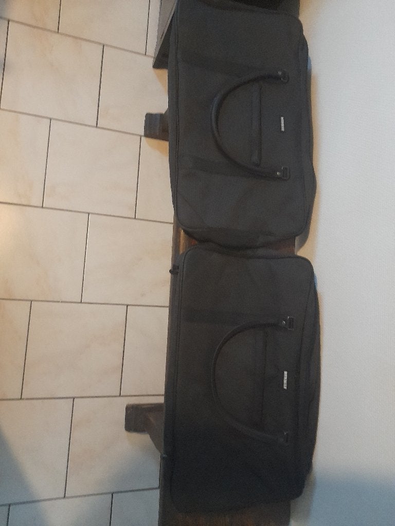 2 valiezen/koffers/garmet bags (Renault), Handtassen en Accessoires, Ophalen