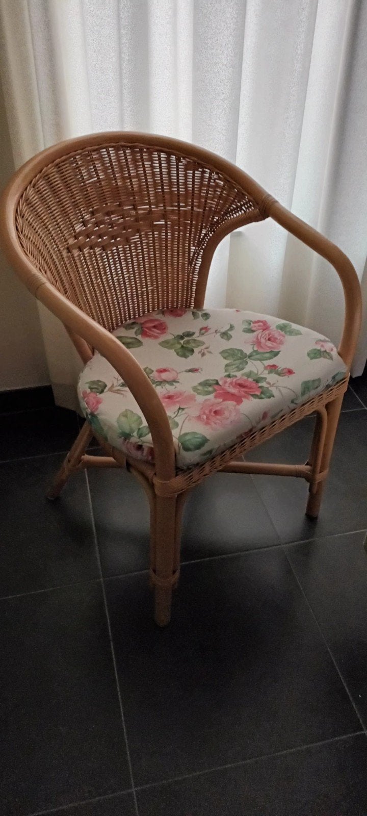 fauteuil, Enlèvement, Utilisé, Osier ou Rotin, Rustiek