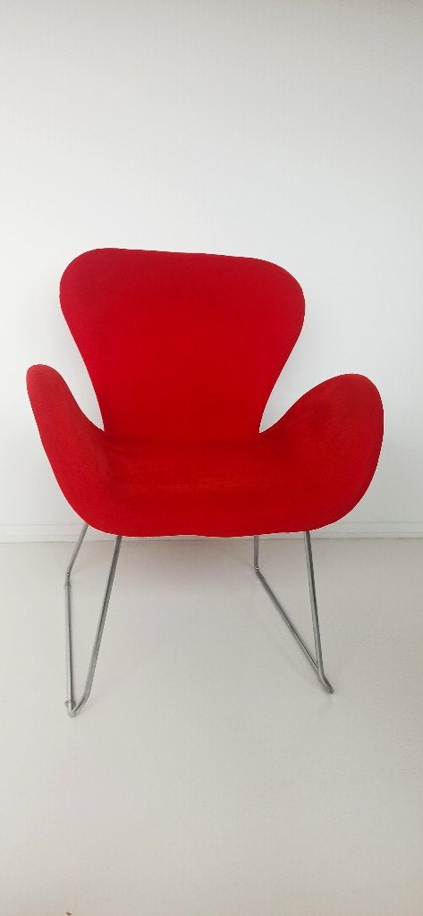 rode vintage lounge stoel, Ophalen