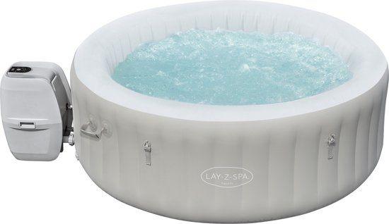Bestway  Lay-Z-Spa Tahiti 4 personen jacuzzi + accessoires, Ophalen, Gebruikt, Filter, Opblaasbaar