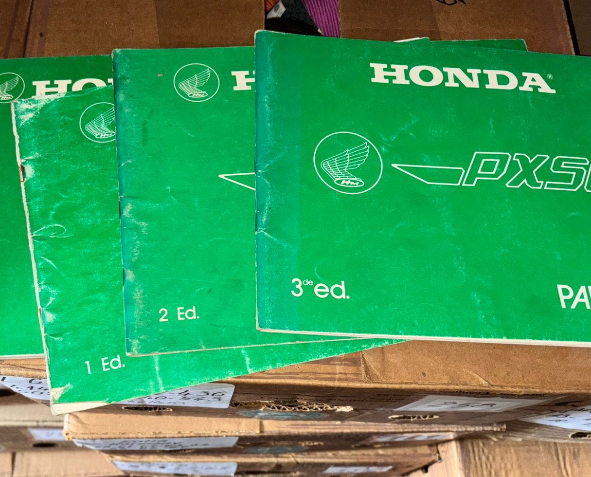 Partsmanual onderdelenlijst 1,2 en 3, Honda PXL50, Ophalen of Verzenden, Honda