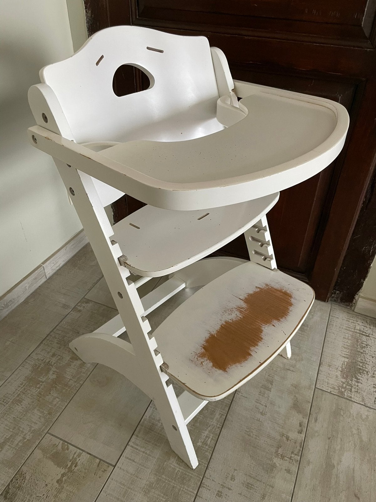 Chaise haute évolutive prémaman, Enlèvement, Utilisé, Chaise évolutive, Plateau amovible