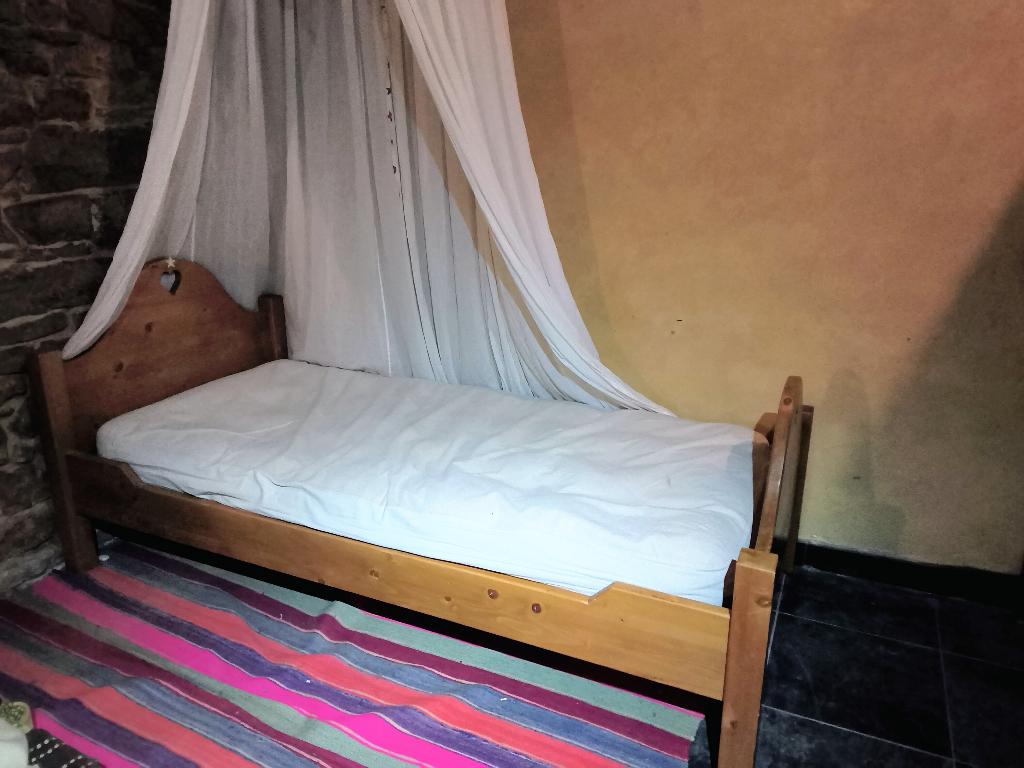 Lit enfant bois 90x190, Enlèvement, Matelas