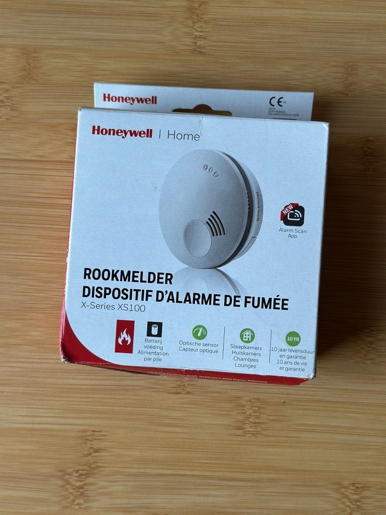Honeywell X-Series XS100 – Détecteur de fumée, Doe-het-zelf en Bouw, Ophalen of Verzenden, Nieuw, Detector, Sensor of Melder, Rook