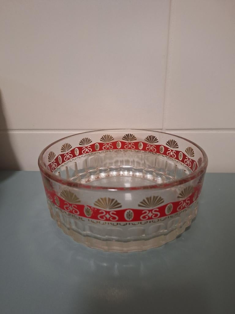 Vintage  schaal met 4 kommetjes in perfecte staat, Ophalen