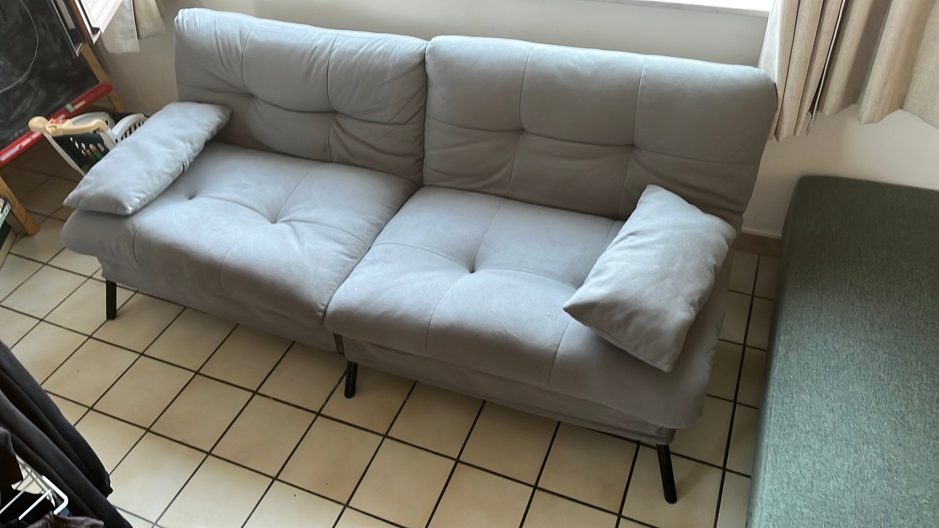 Bed-zetel, Ophalen, Zo goed als nieuw