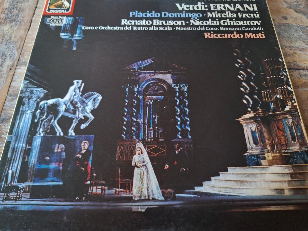 Verdi / Muti - Ernani Box 3 x Lp's Vinyl - Signed, Gebruikt, Opera of Operette, Ophalen of Verzenden, Romantiek