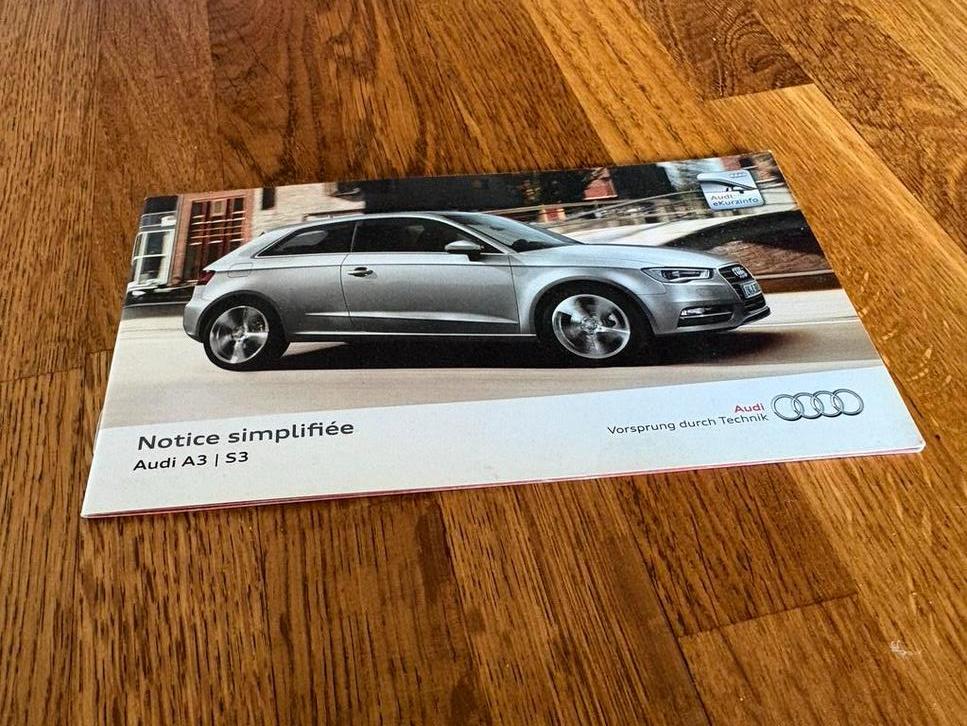AUDI A3 notice simplifiée, Autos : Divers, Modes d'emploi & Notices d'utilisation, Enlèvement ou Envoi