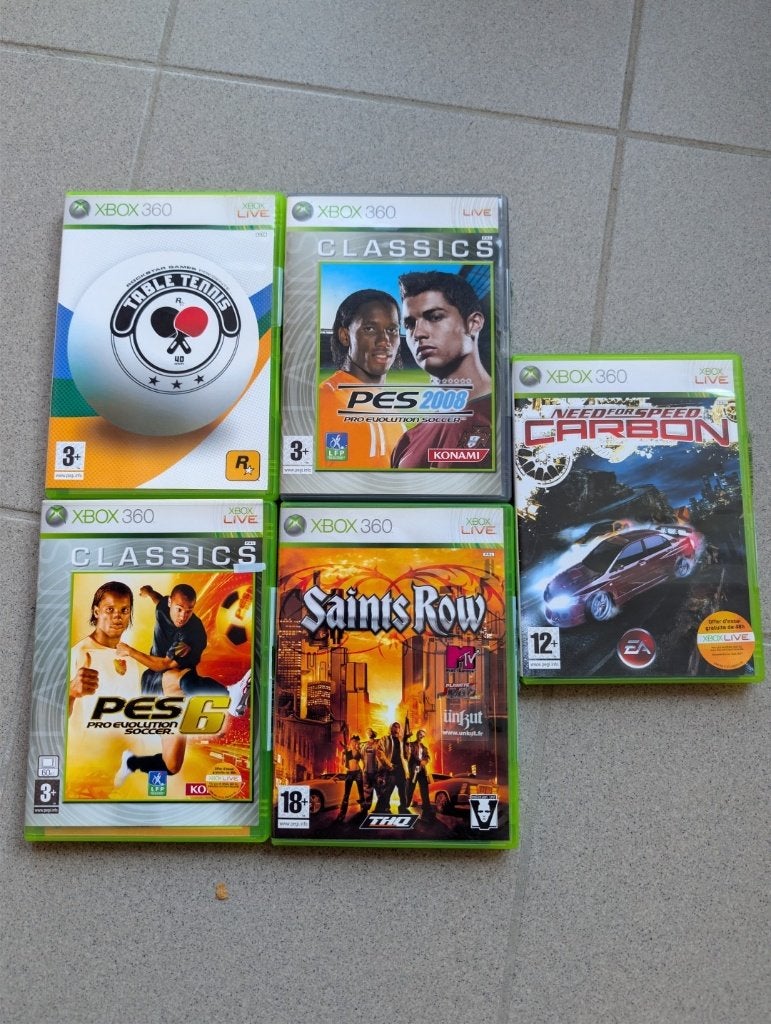Jeux Xbox 360 à donner, Consoles de jeu & Jeux vidéo, 2 joueurs, Autres genres, Enlèvement, Utilisé