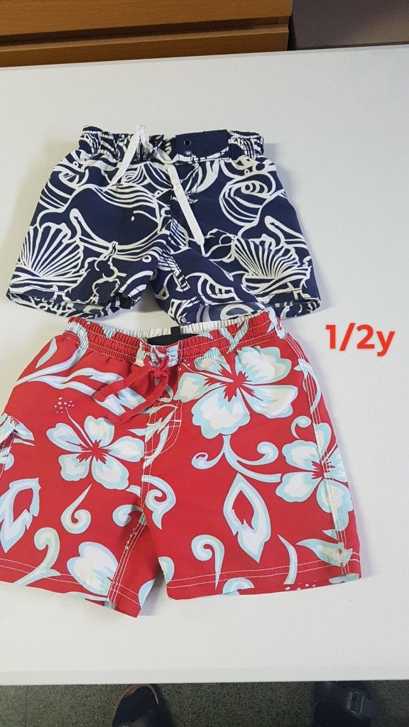 Zwemschorts jongen twee stuks voor 3€-1tot2 jaar, Enfants & Bébés, Vêtements de bébé | Taille 80, Enlèvement, Comme neuf, Garçon