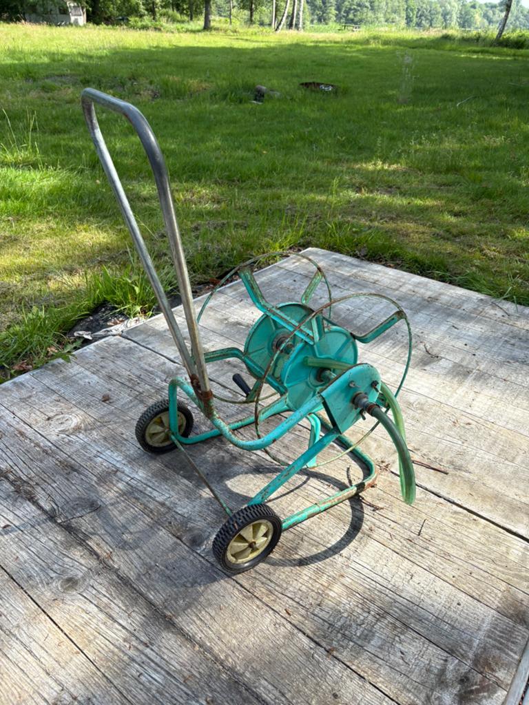 Retro Tuinslanghaspel, Tuin en Terras, Tuinslangen, Ophalen, Zo goed als nieuw, Tuinslanghaspel