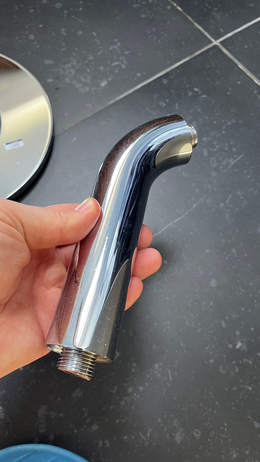 Bras de douche AXOR STARCK HANSGROHE, Doe-het-zelf en Bouw, Ophalen, Gebruikt, Chroom, Douche
