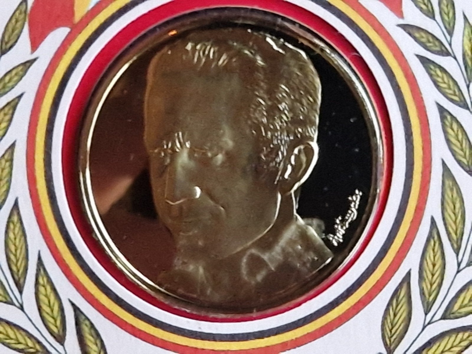 Roi Baudouin 1980 — Médaille d'argent et affidade du premier, Enlèvement ou Envoi