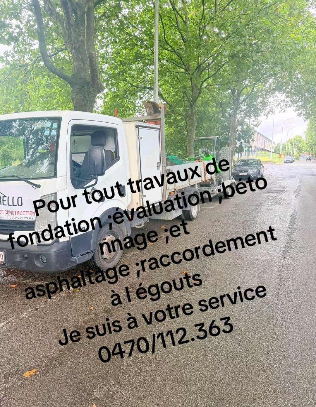 tout type de travaux a effectué